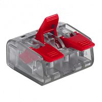 Клеммы EKF PROxima СМК 221-413 3 отверстия 0.2-4.0 мм2 (4шт.)  (plc-smk-221-413r) картинка 